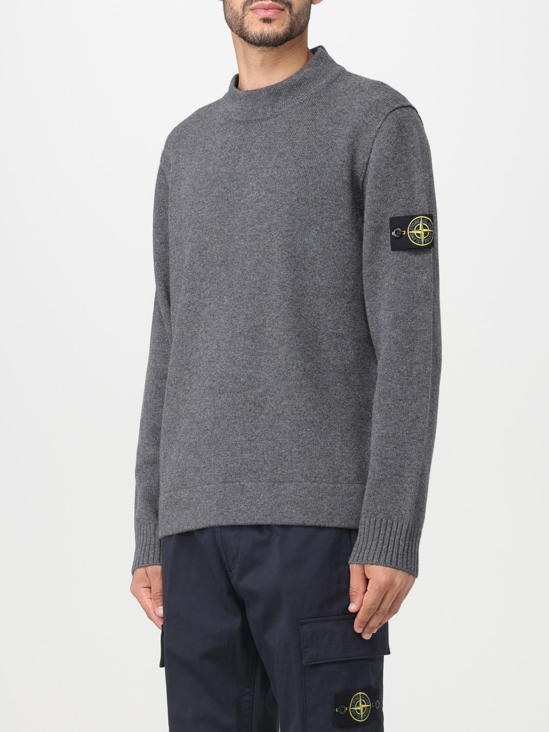 STONE ISLAND JERSEY: Jersey hombre Stone Island, Gris - Img 4
