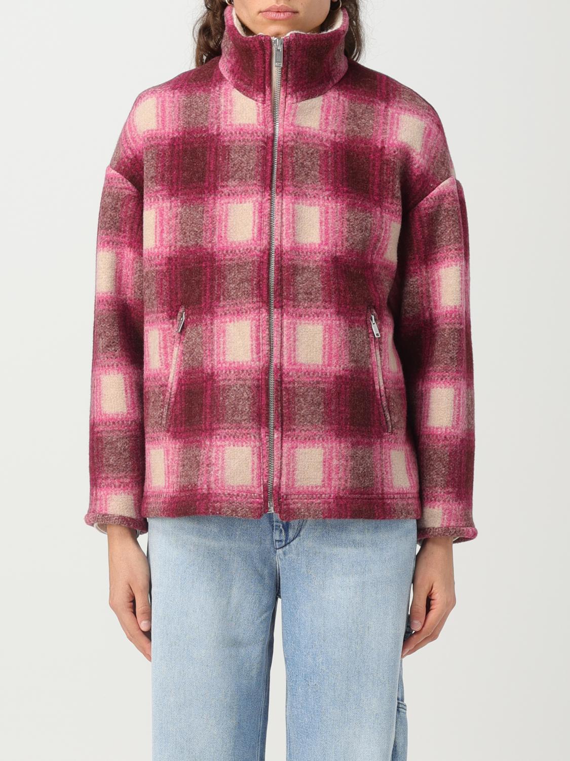 ISABEL MARANT ETOILE CHAQUETA: Abrigo mujer Isabel Marant Etoile, Fucsia - Img 1