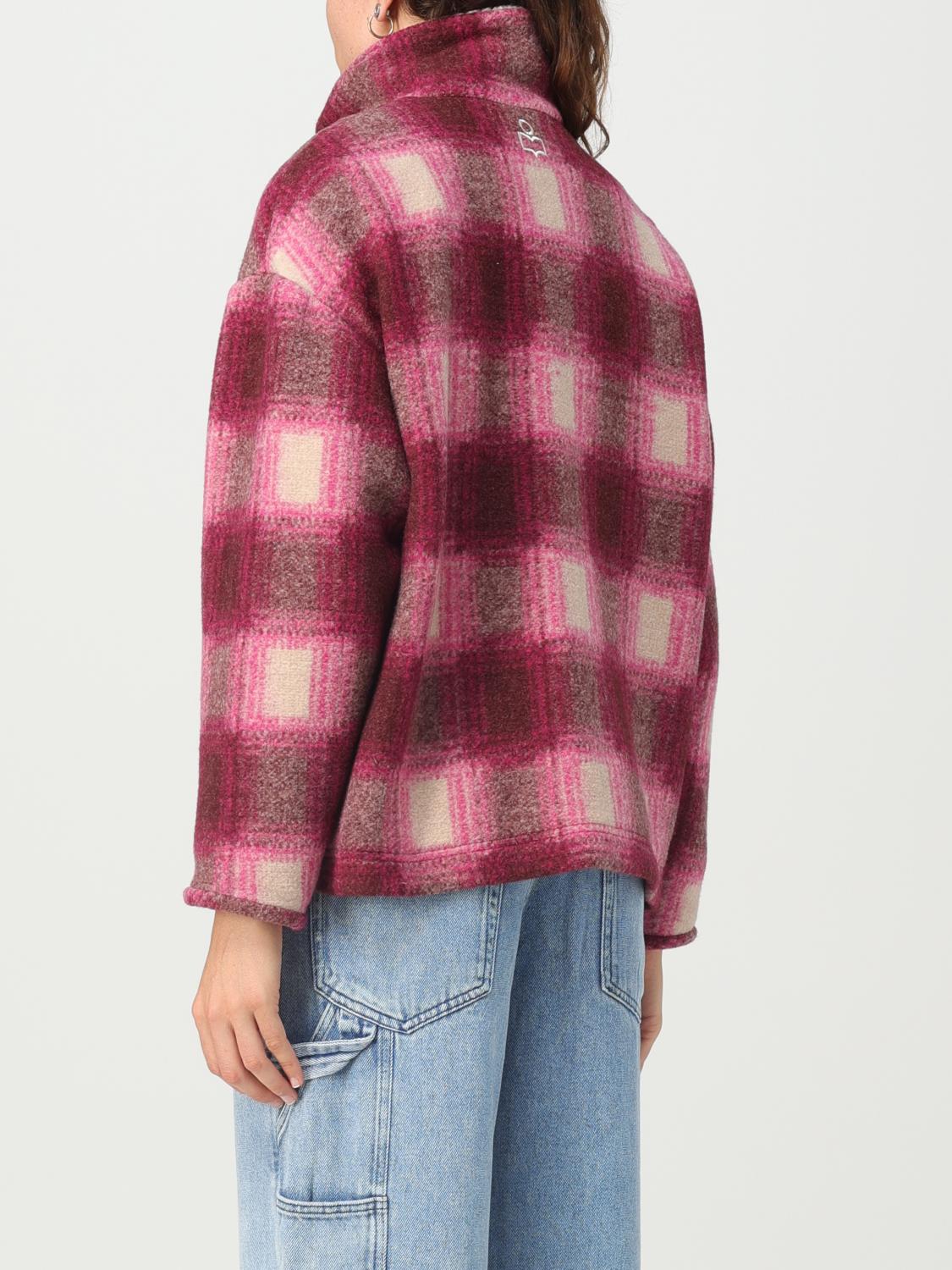 ISABEL MARANT ETOILE CHAQUETA: Abrigo mujer Isabel Marant Etoile, Fucsia - Img 3