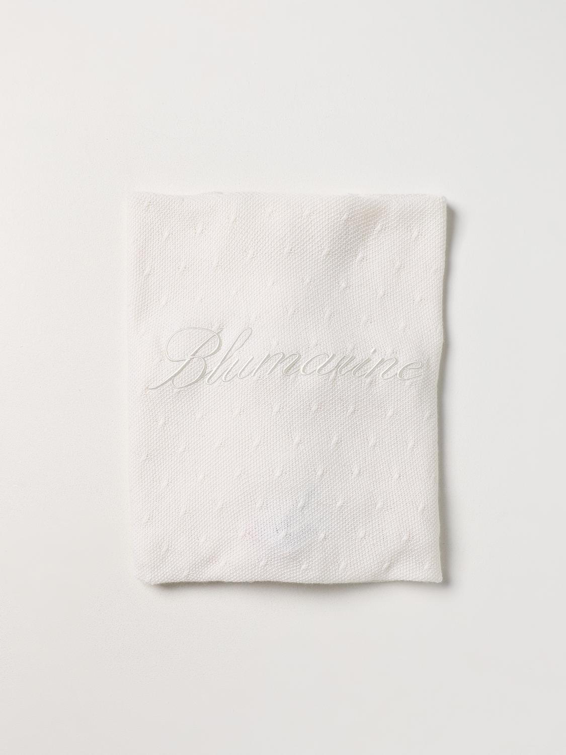 MISS BLUMARINE MANTA: Manta niños Miss Blumarine, Blanco - Img 1