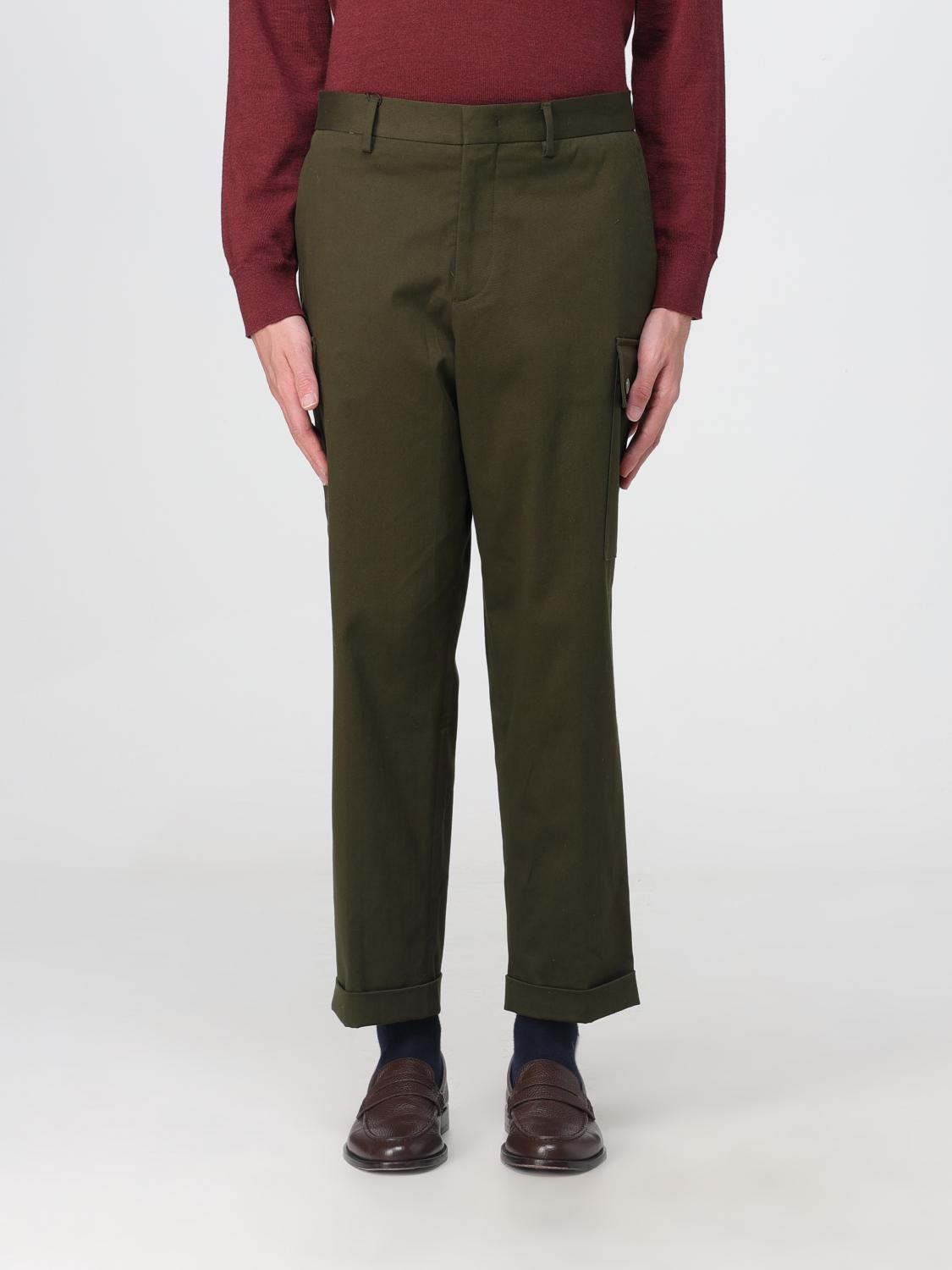 ETRO PANTS: Etro cargo pants in cotton blend, Green - Img 1