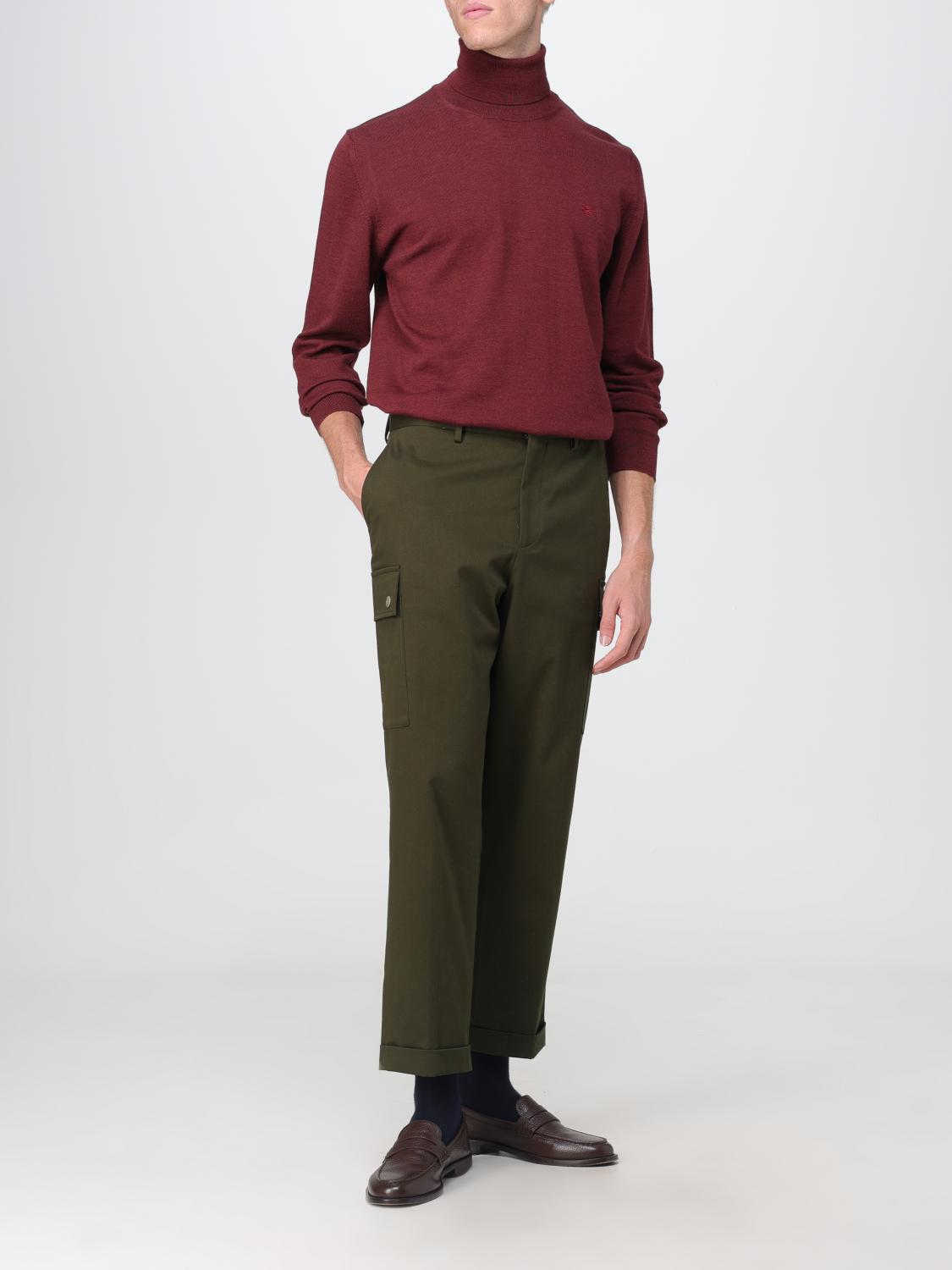 ETRO PANTS: Etro cargo pants in cotton blend, Green - Img 2