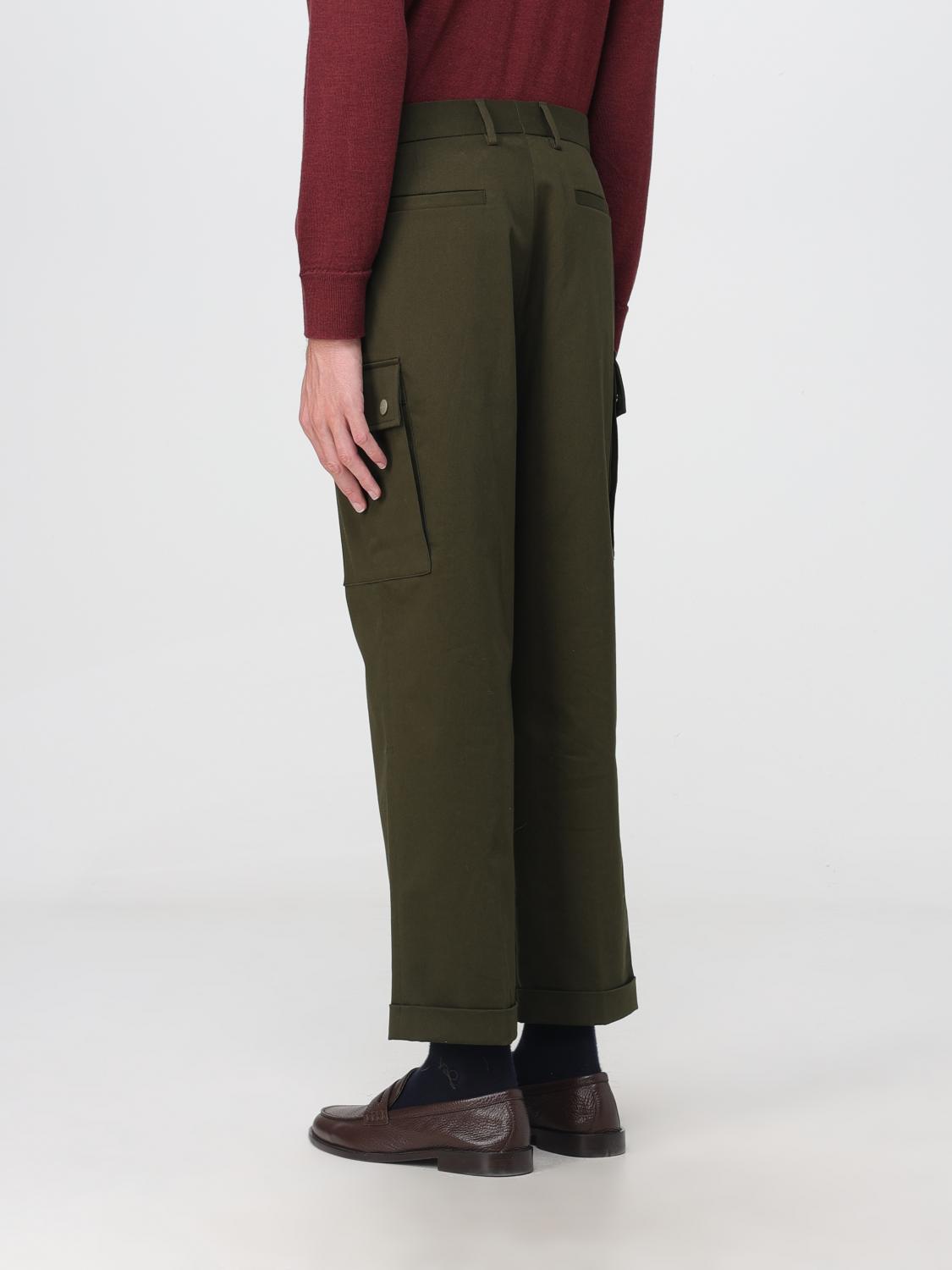 ETRO PANTS: Etro cargo pants in cotton blend, Green - Img 3