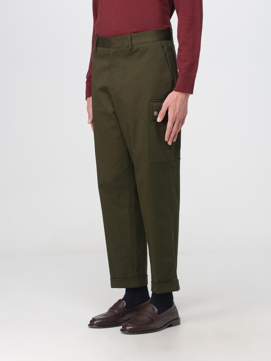 ETRO PANTS: Etro cargo pants in cotton blend, Green - Img 4