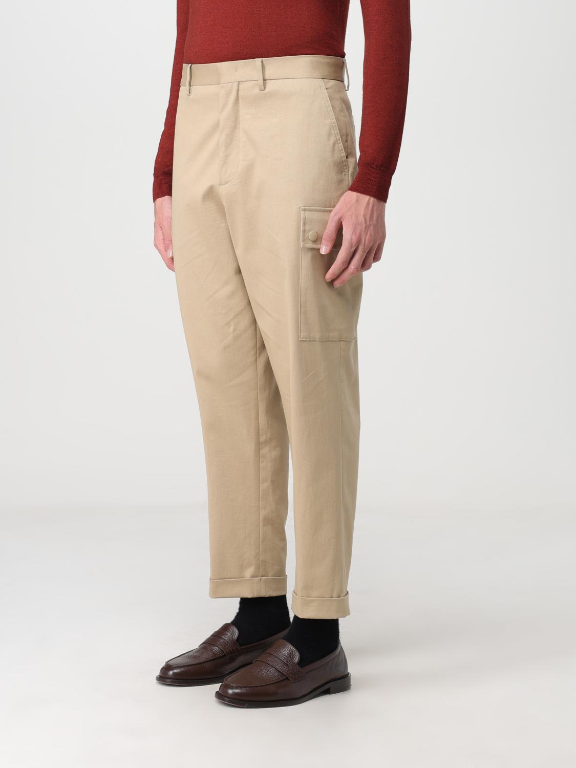 ETRO PANTS: Etro cargo pants in cotton blend, Beige - Img 4