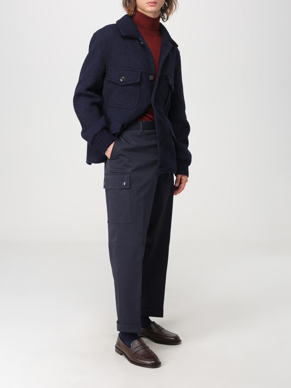 ETRO: Trousers men - Navy | Etro trousers 1W8030028 online