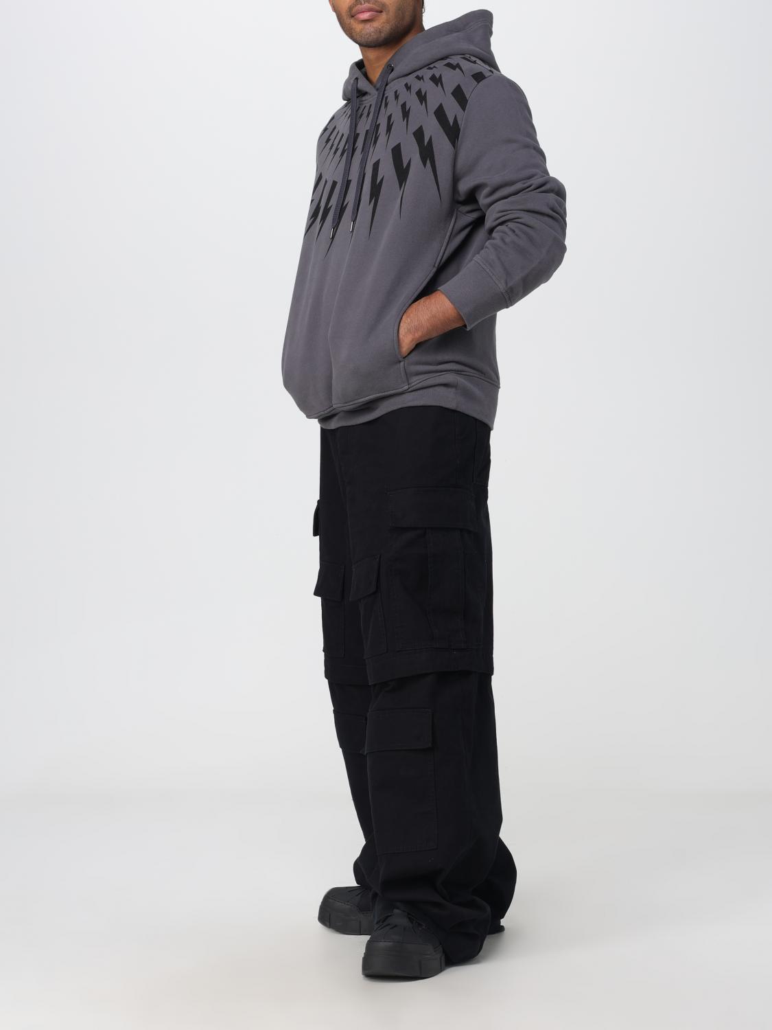 NEIL BARRETT PULLOVER: Pullover herren Neil Barrett, Schwarz - Img 2