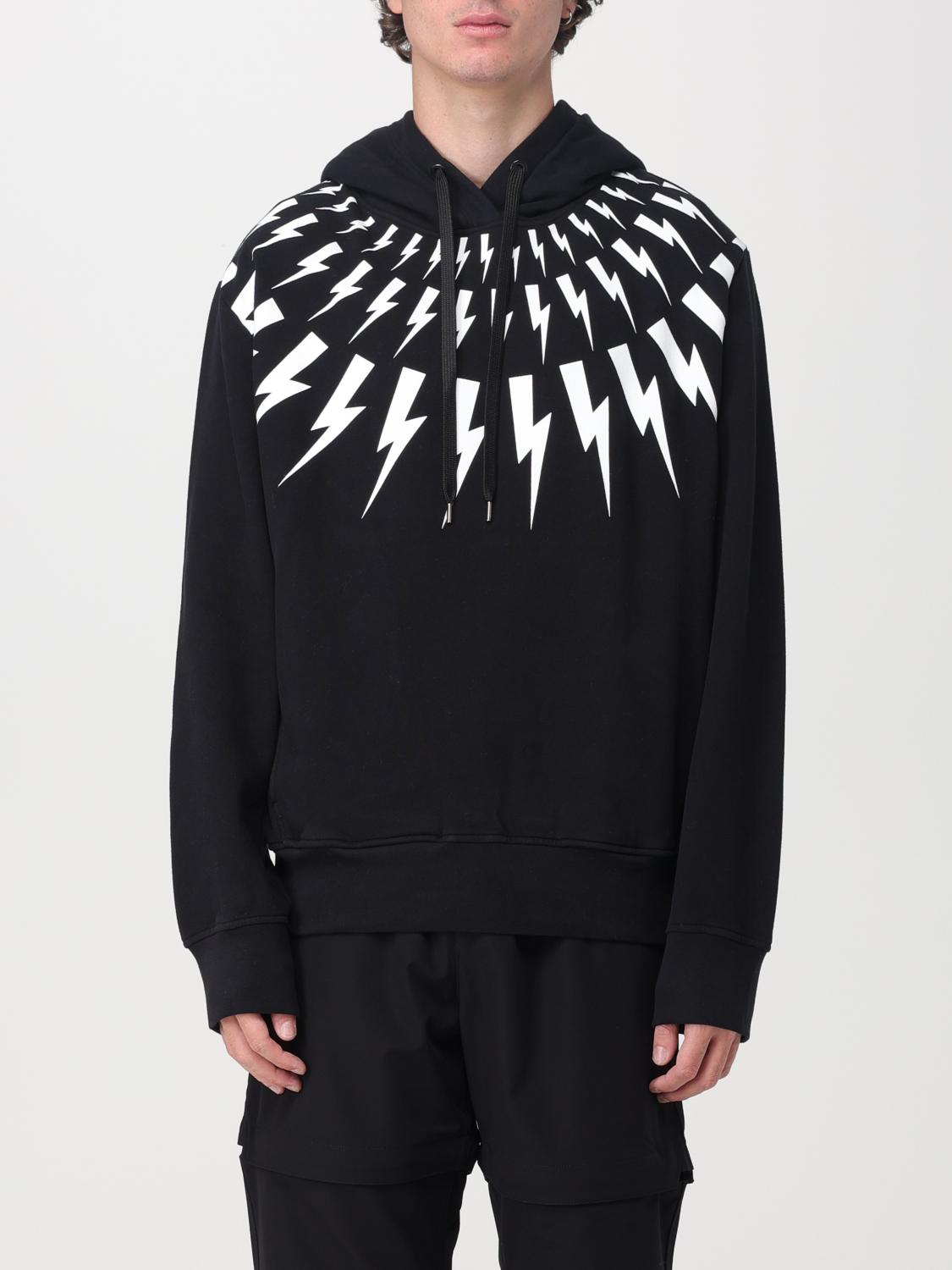 NEIL BARRETT PULLOVER: Pullover herren Neil Barrett, Schwarz 1 - Img 1