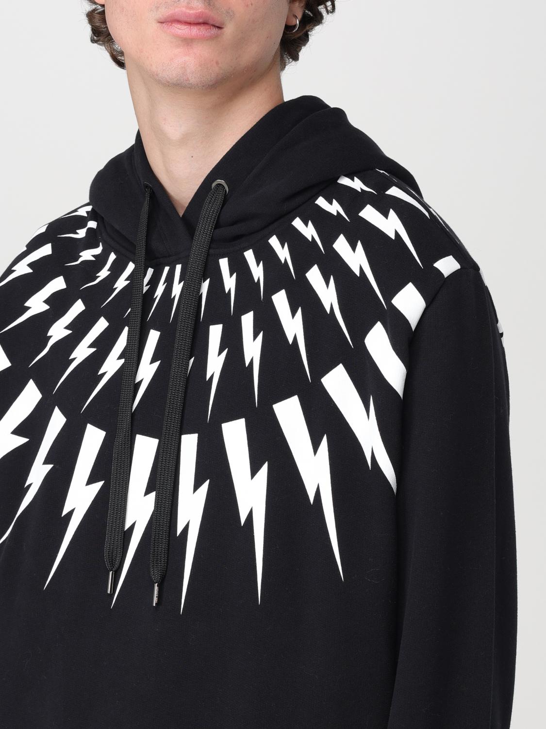 NEIL BARRETT PULLOVER: Pullover herren Neil Barrett, Schwarz 1 - Img 3