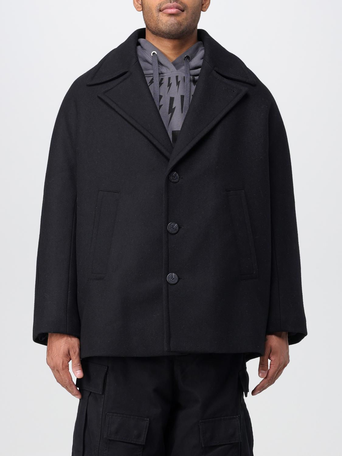 Neil Barrett Coat men - Black | PBCA045C010 | GIGLIO.COM