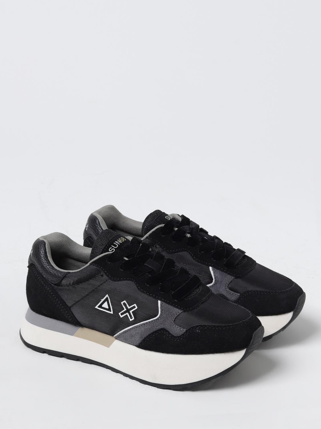 スニーカー SUN68 Woman Sneakers Black Z43210 11 Amazon | [サンシックスティエイト ] スニーカー レディース 靴
