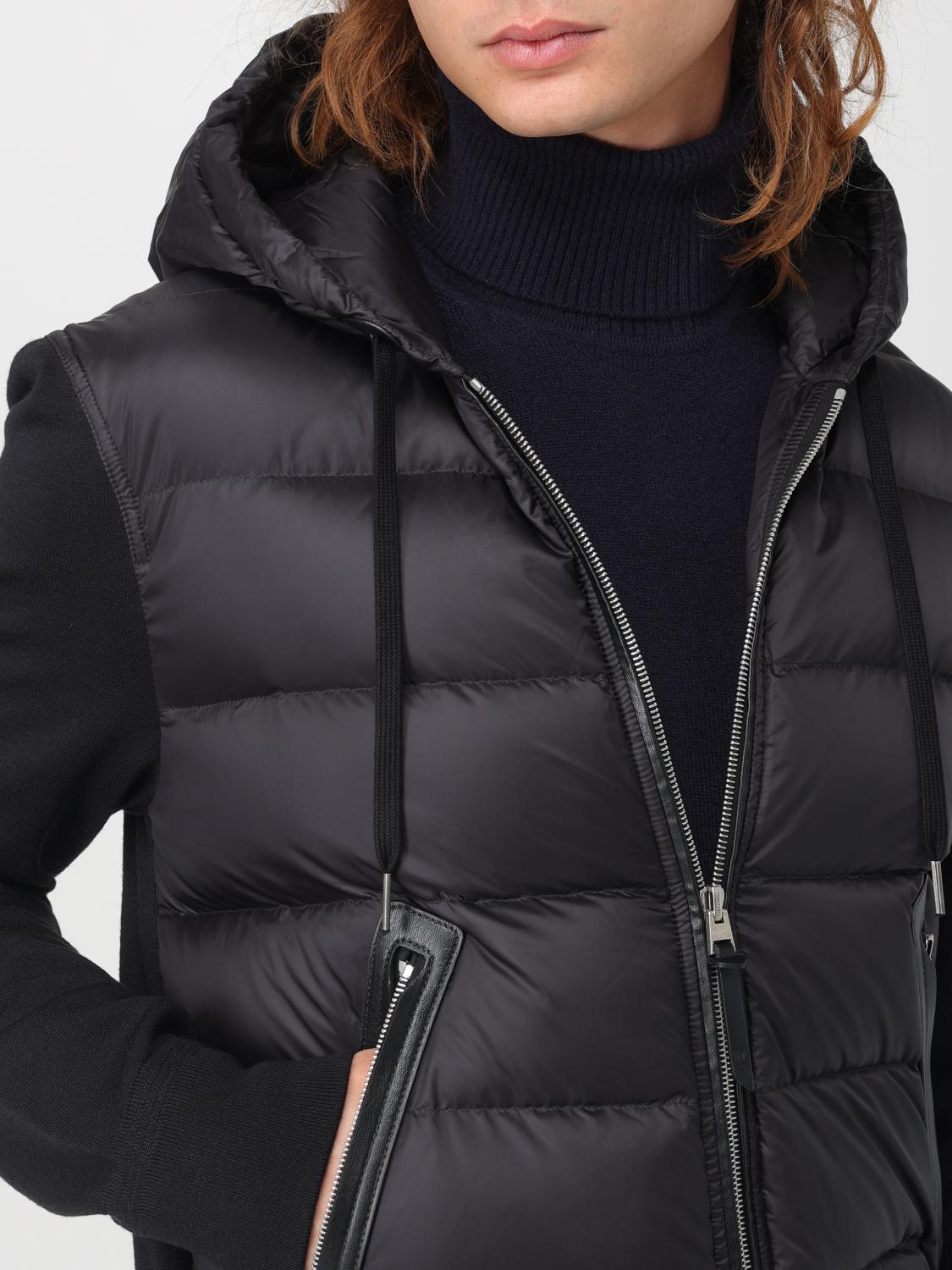 TOM FORD JACKET: Tom Ford padded nylon and wool down jacket, Black - Img 5
