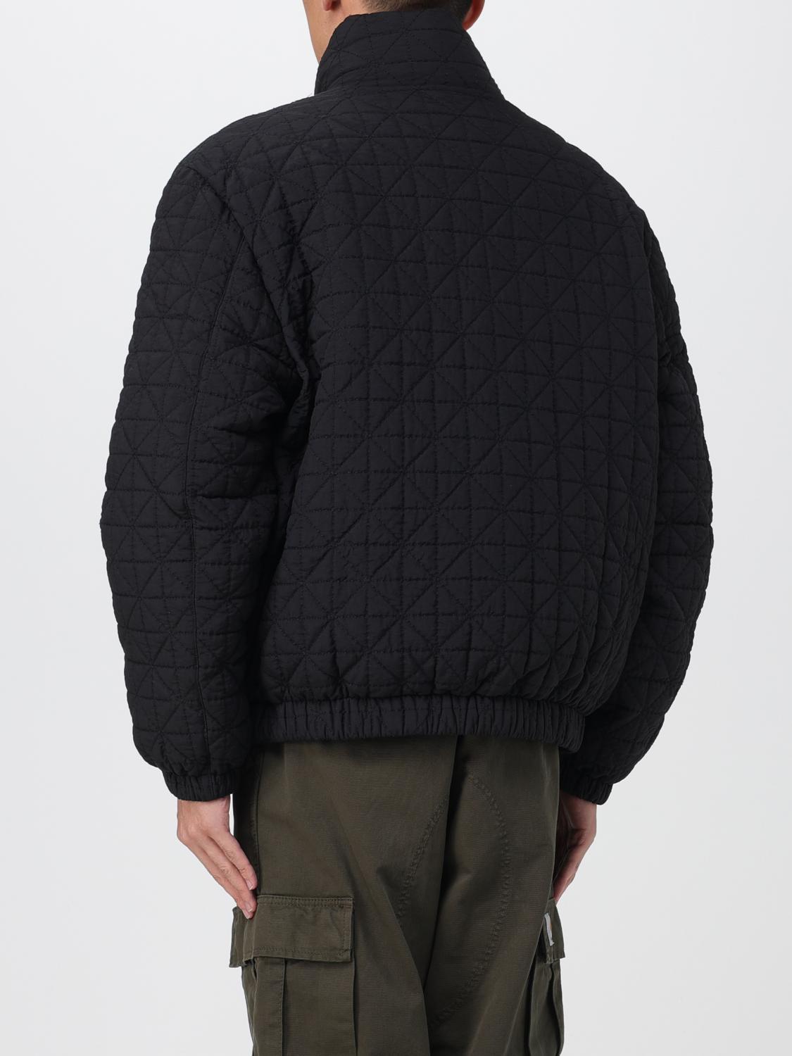 KENZO: Sashiko Stitch down jacket padded in quilted nylon - Black