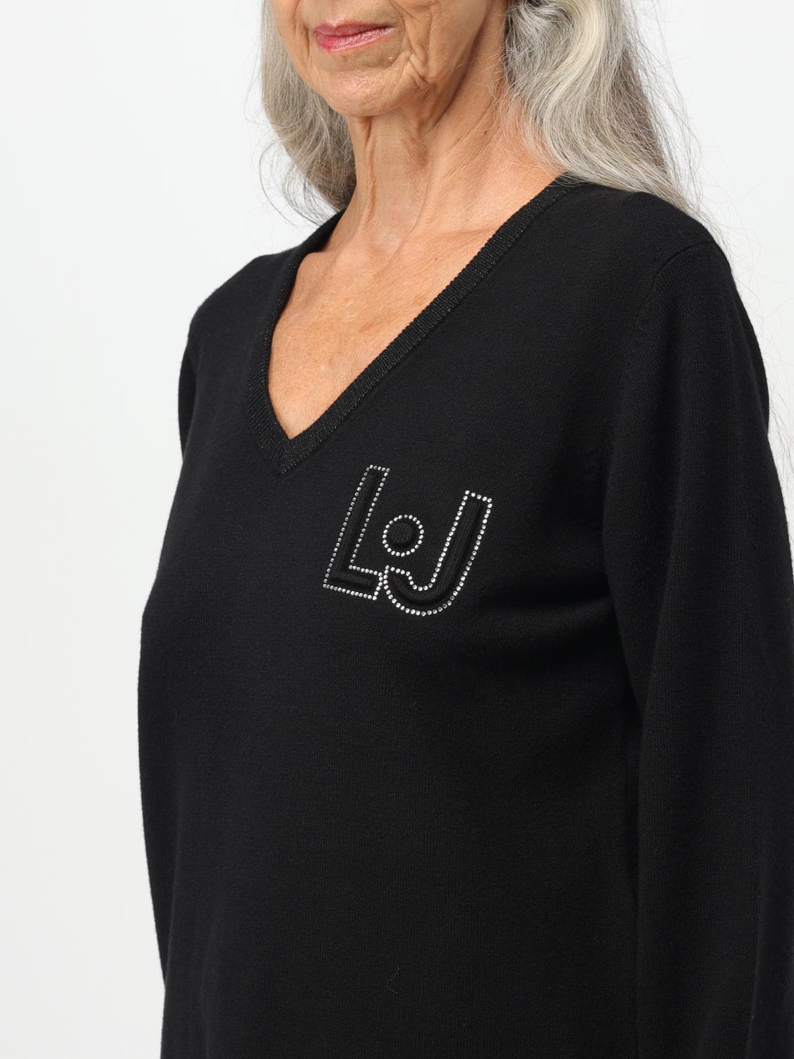 LIU JO PULLOVER: Pullover damen Liu Jo, Schwarz - Img 3
