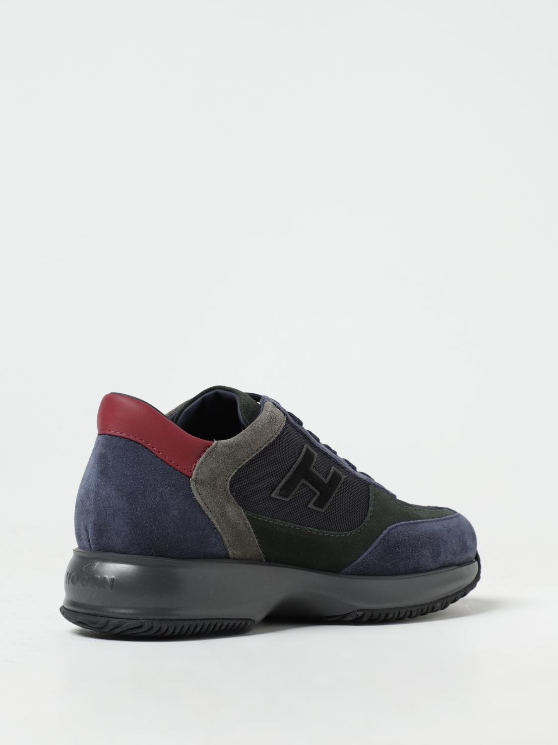 スニーカー HOGAN Men Sneakers HXM00N0Q101R6C0SUD Blue Sneakers Hogan 86er LIGHT BLUE for Man HXM6710FP00U4950US9