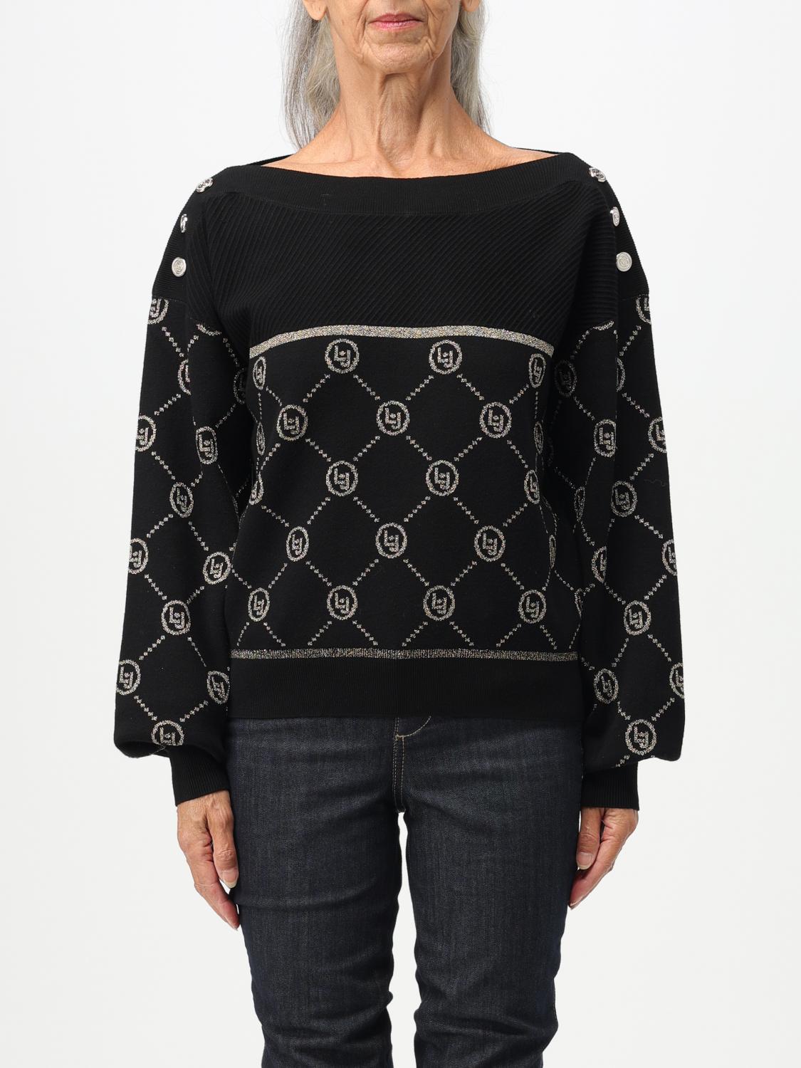 LIU JO PULLOVER: Pullover damen Liu Jo, Schwarz - Img 1