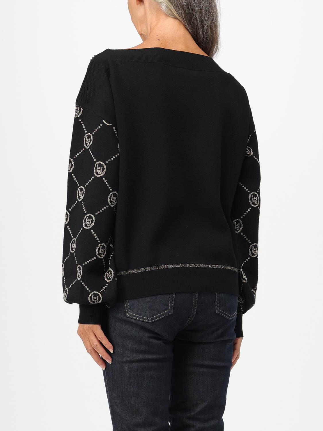 LIU JO PULLOVER: Pullover damen Liu Jo, Schwarz - Img 2