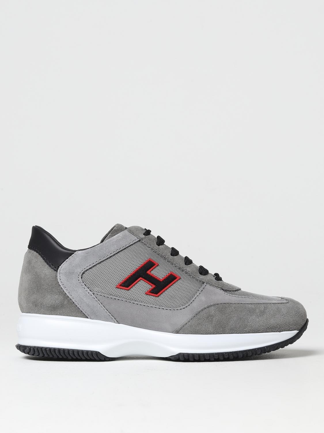 スニーカー HOGAN Men Sneakers HXM00N0Q1011V2416G Grey Men's Trainers and Running Shoes - Hogan