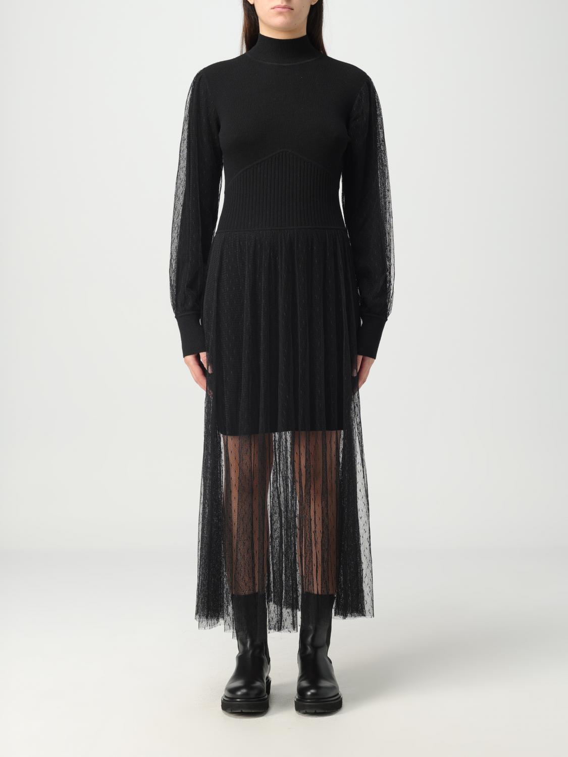 TWINSET VESTIDO: Vestido mujer Twinset, Negro - Img 1