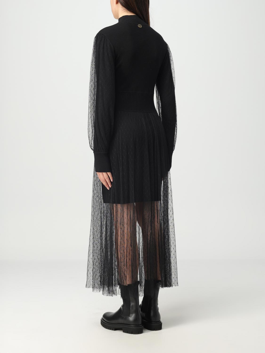 TWINSET VESTIDO: Vestido mujer Twinset, Negro - Img 2