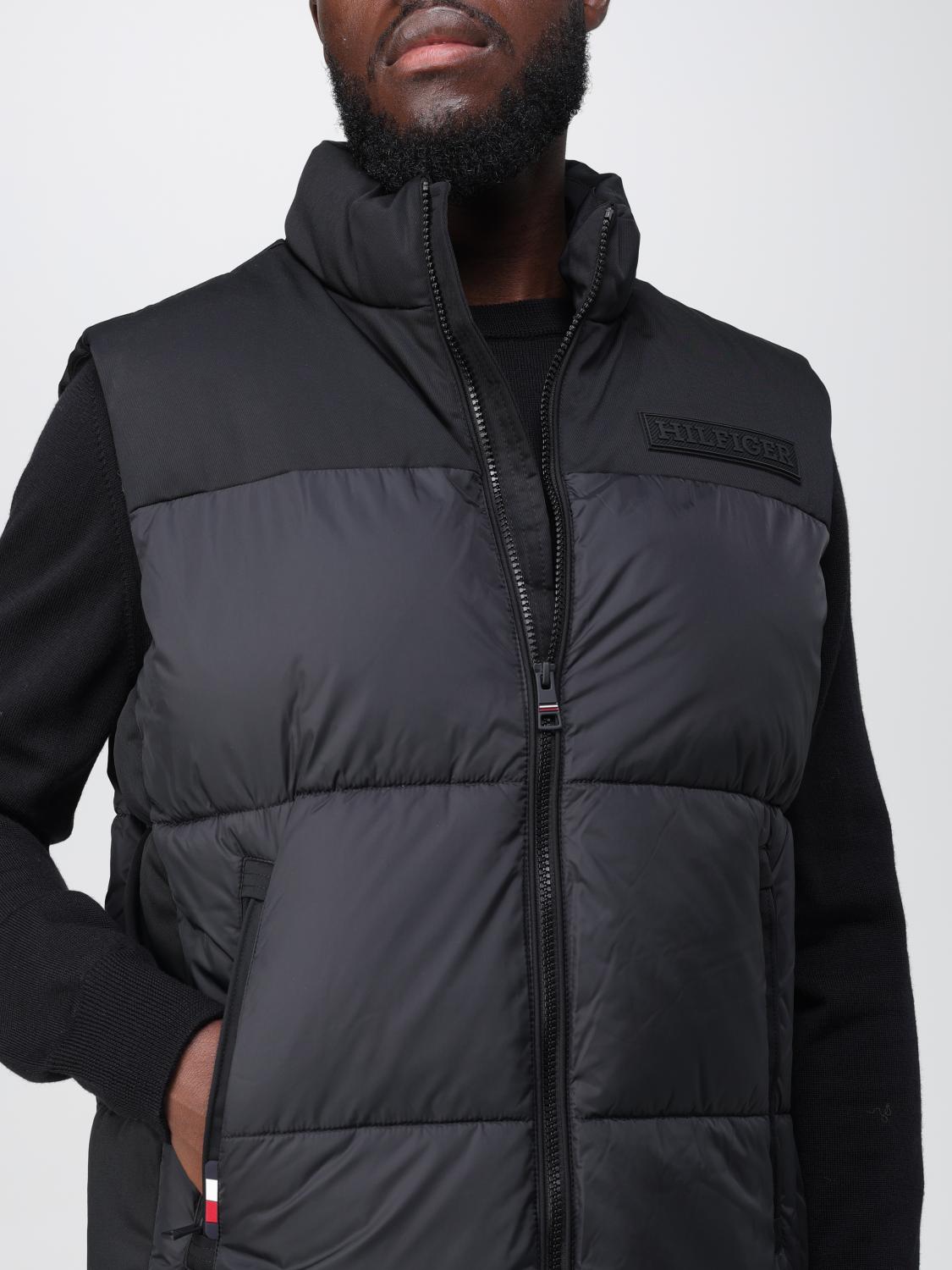 TOMMY HILFIGER JACKET: Jacket men Tommy Hilfiger, Black - Img 4