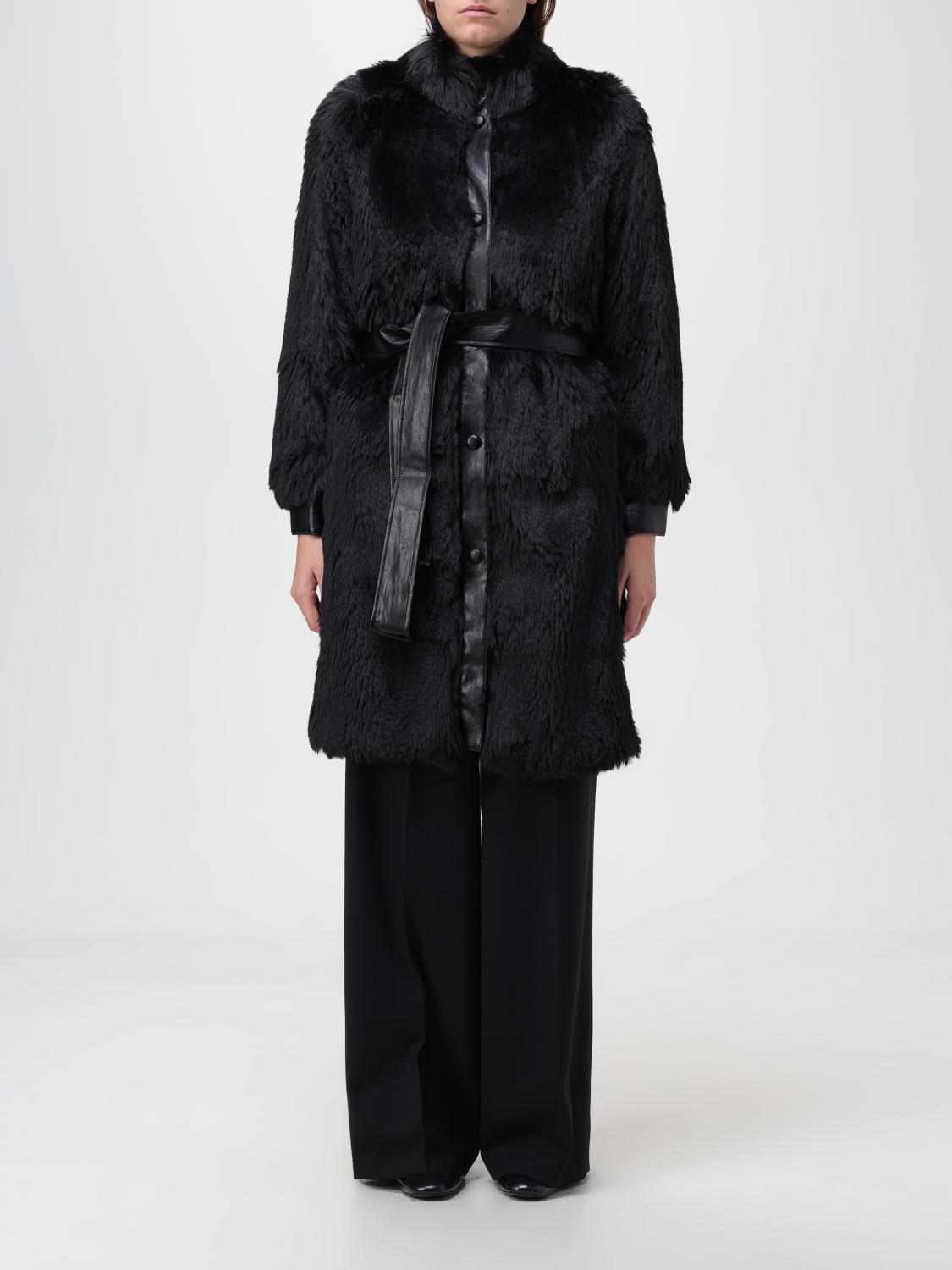 TWINSET PELZMANTEL: Pelzmantel damen Twinset, Schwarz - Img 1