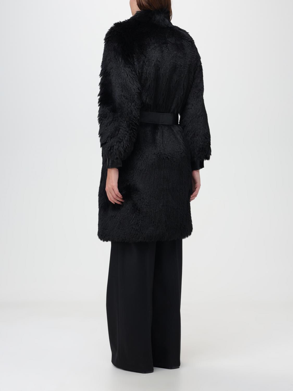 TWINSET PELZMANTEL: Pelzmantel damen Twinset, Schwarz - Img 2