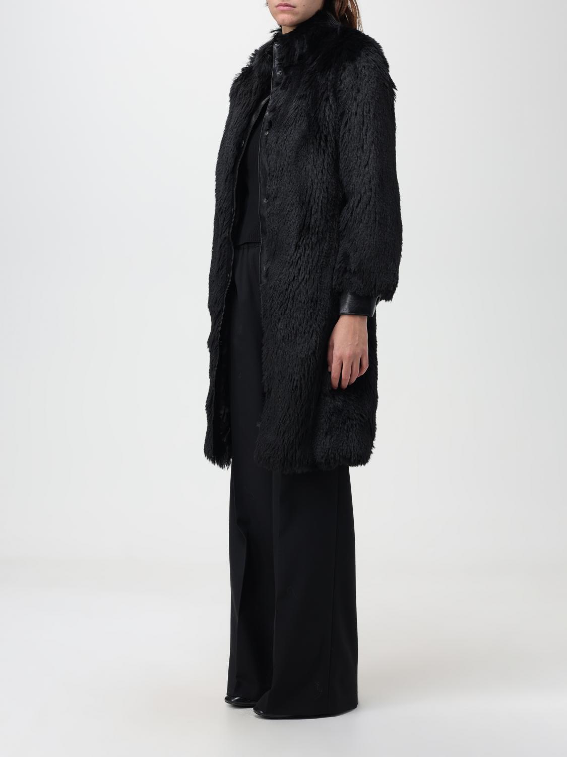 TWINSET PELZMANTEL: Pelzmantel damen Twinset, Schwarz - Img 3