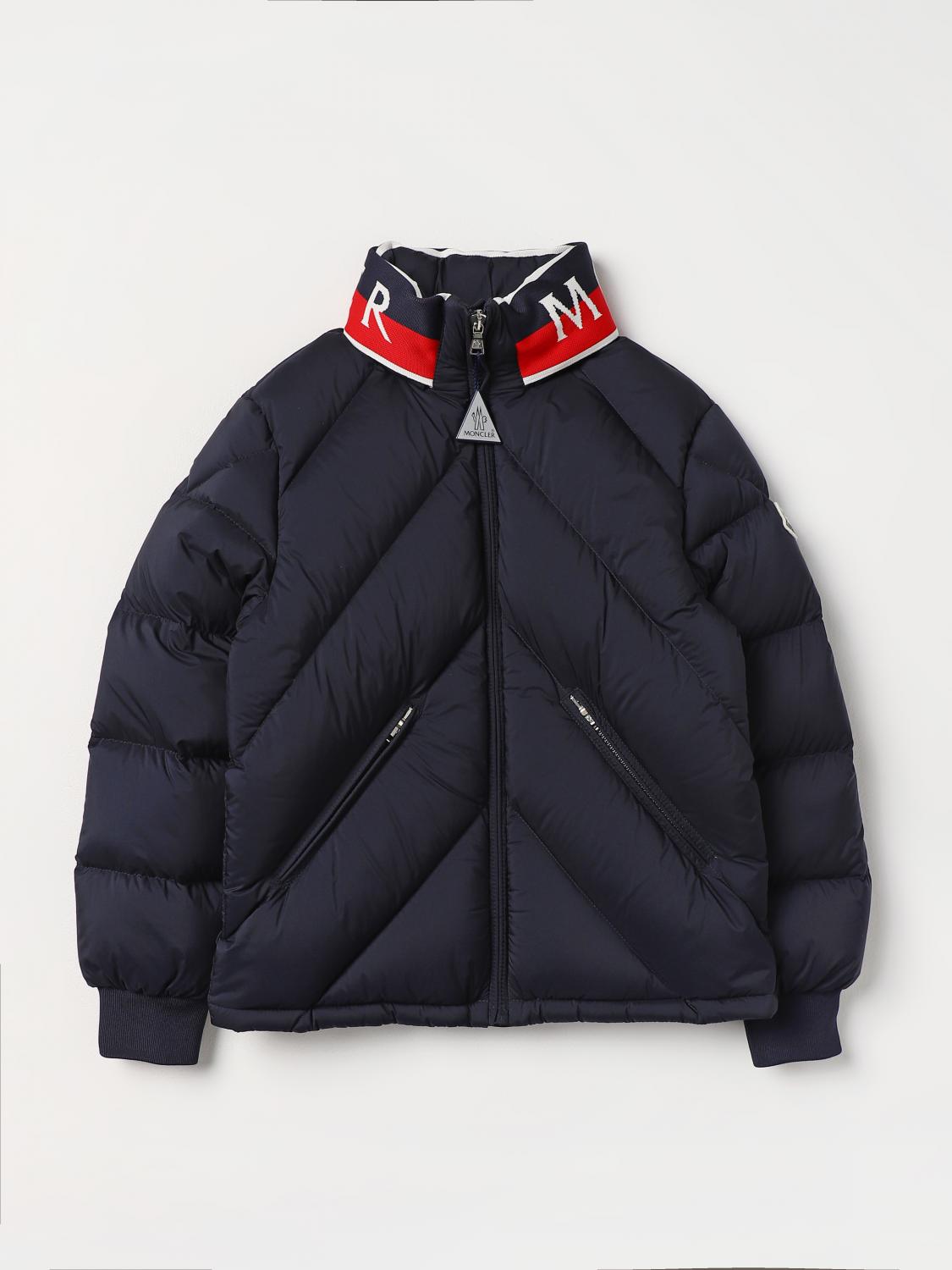 MONCLER CHAQUETA: Chaqueta niños Moncler, Azul Oscuro - Img 1