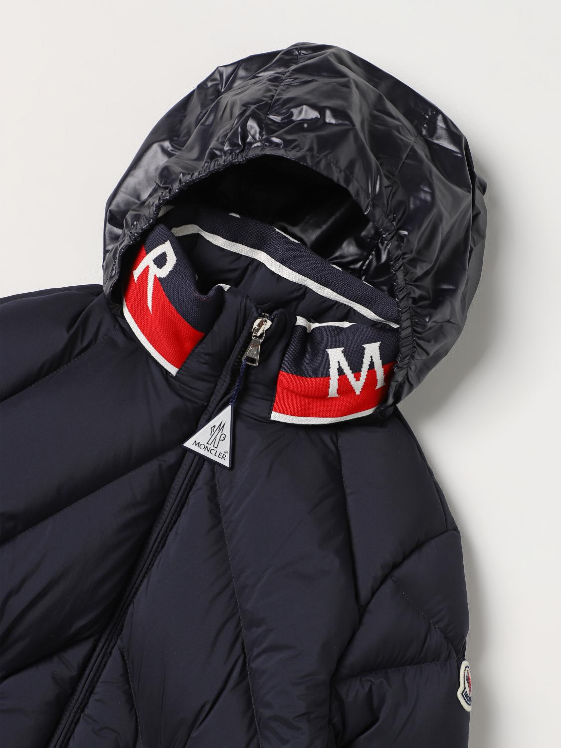 MONCLER CHAQUETA: Chaqueta niños Moncler, Azul Oscuro - Img 3