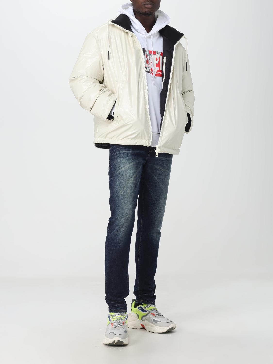 Diesel Coat men - White | A106070JKKL | GIGLIO.COM
