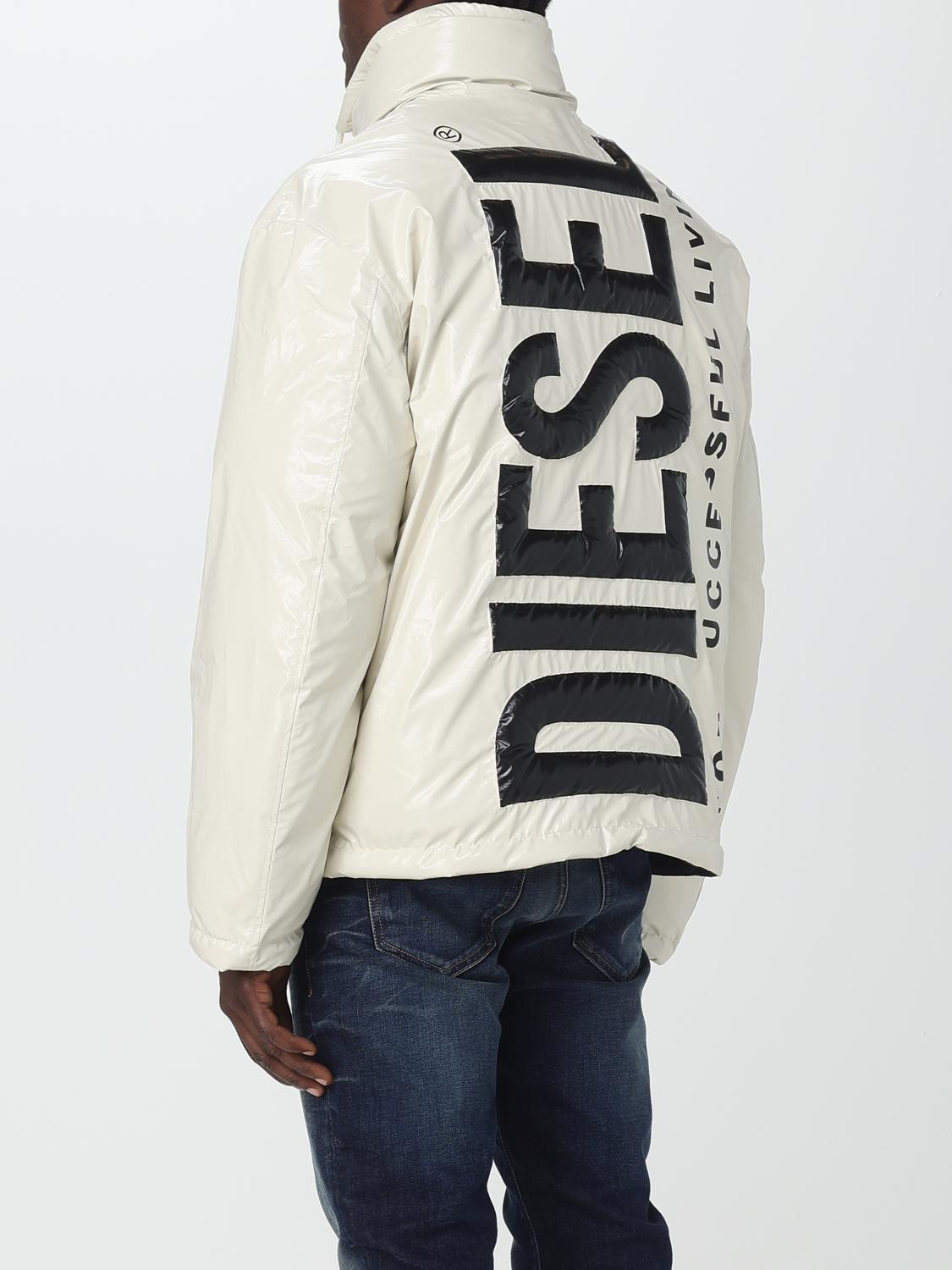 Diesel Coat men - White | A106070JKKL | GIGLIO.COM