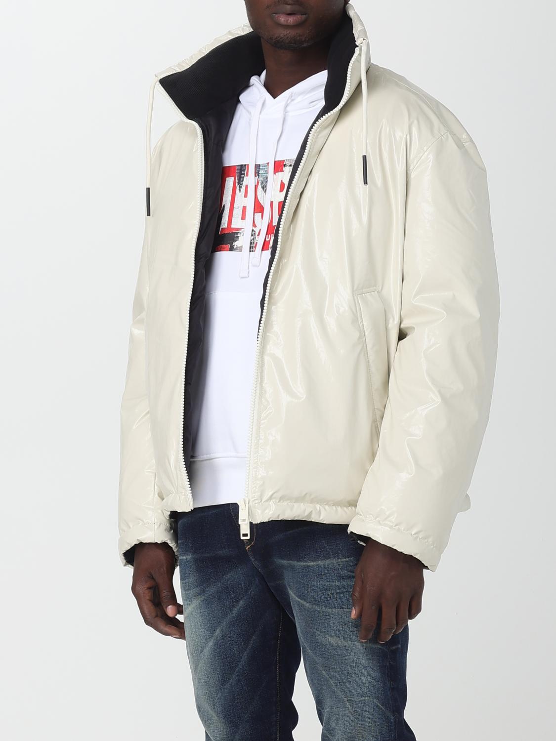 Diesel Coat men - White | A106070JKKL | GIGLIO.COM