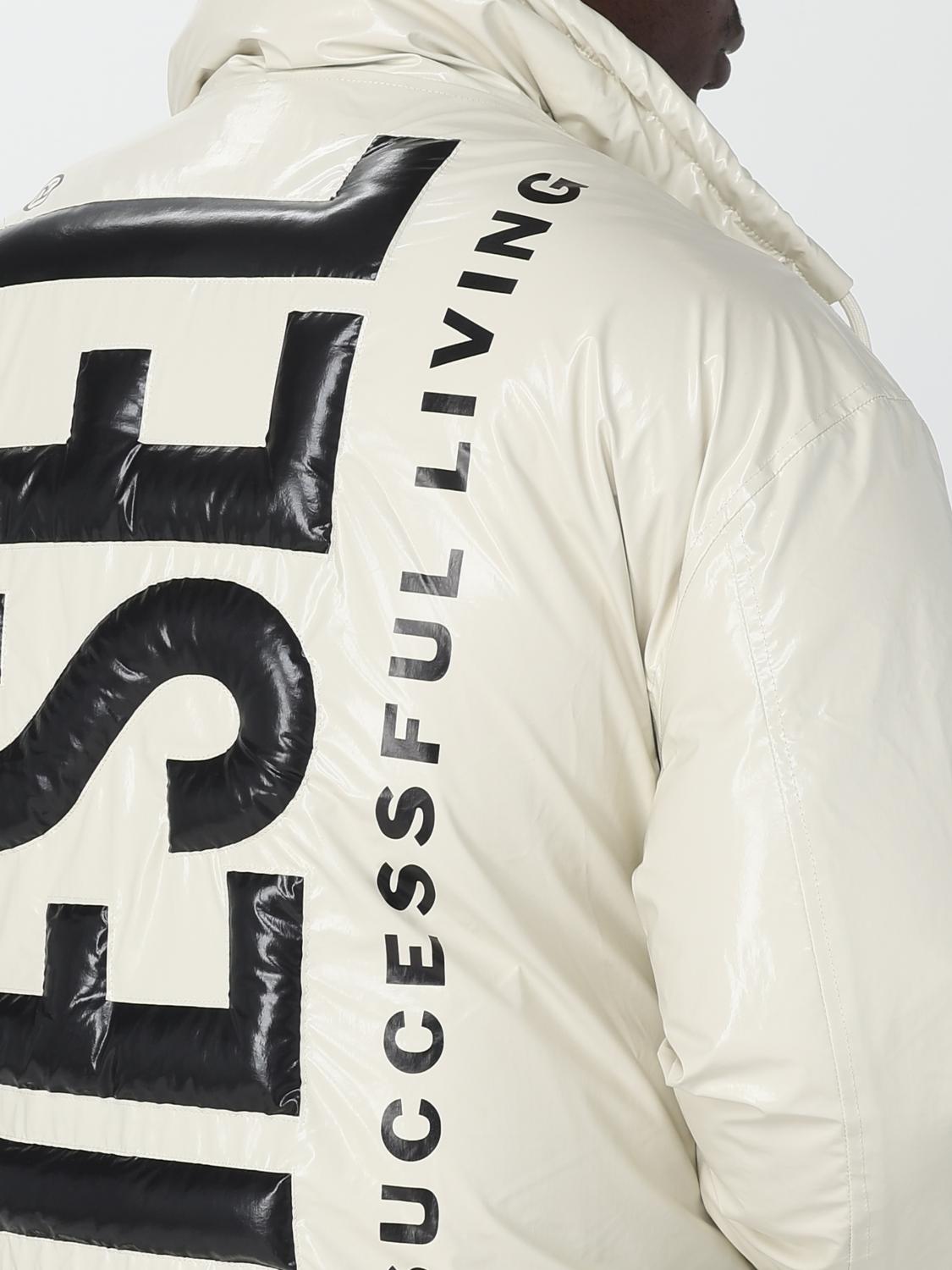 Diesel Coat men - White | A106070JKKL | GIGLIO.COM