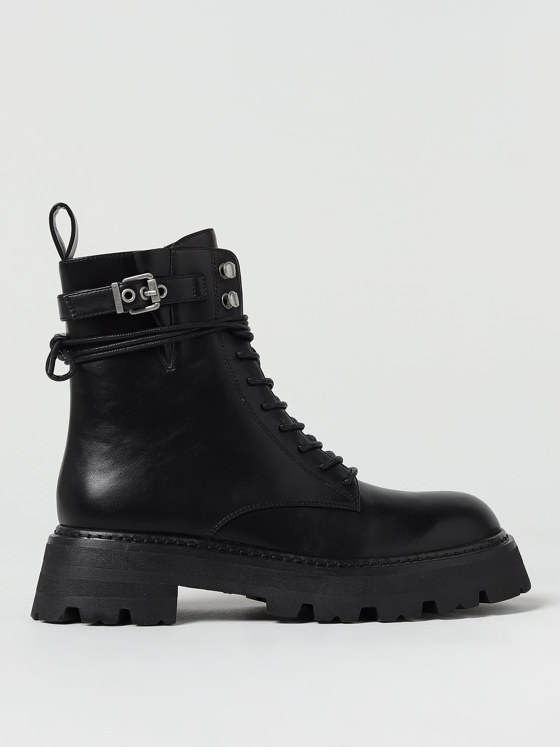 ACTITUDE TWINSET STIVALETTI: Stivaletto Actitude Twinset in pelle sintetica, Nero - Img 1