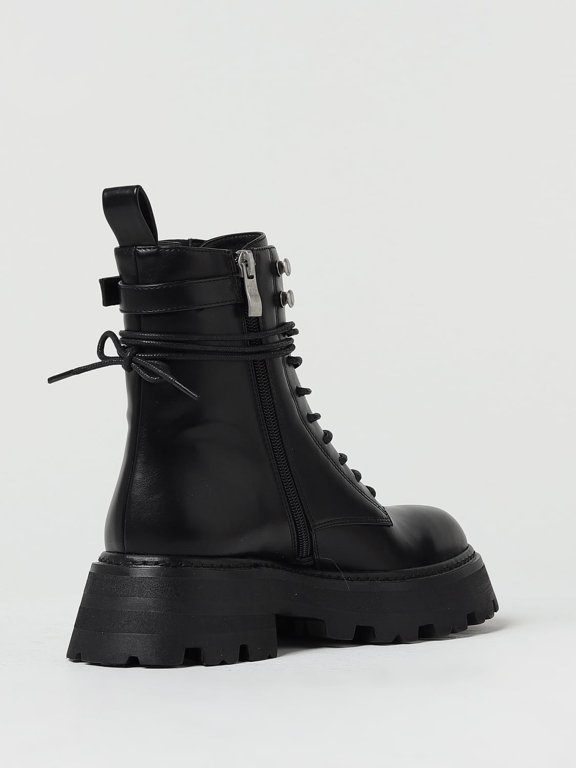 ACTITUDE TWINSET STIVALETTI: Stivaletto Actitude Twinset in pelle sintetica, Nero - Img 3