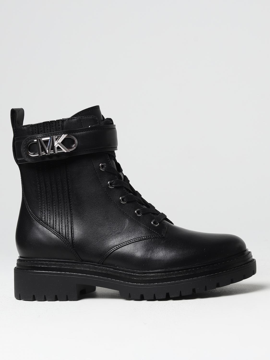 michael kors flat ankle boots