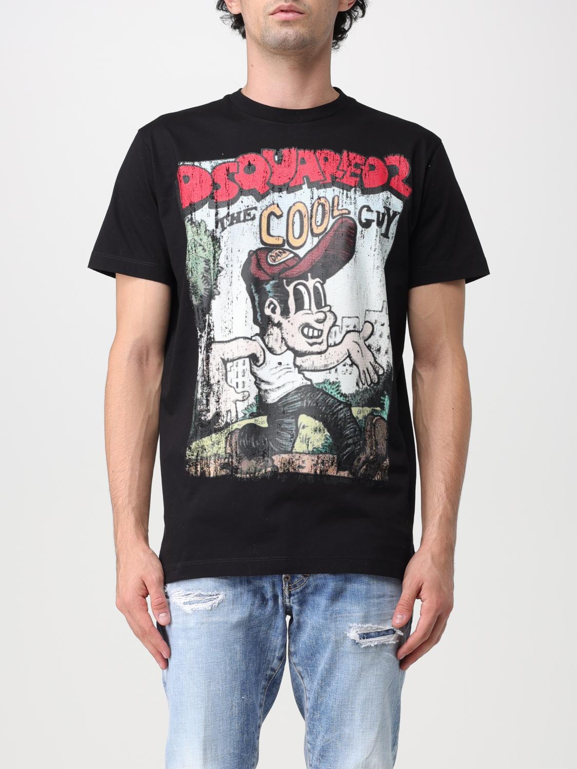 Dsquared2 T-shirt girocollo con logo stampato DQ03BR-D00MP