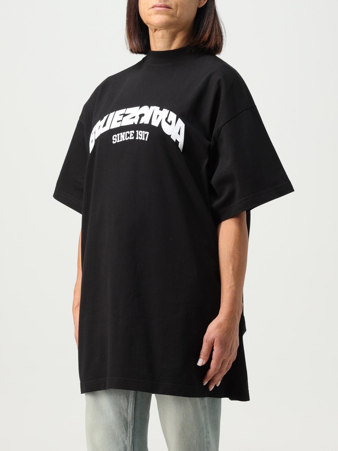 Balenciaga Tシャツ レディース - ブラック | 739028TPVF9 | GIGLIO.COM