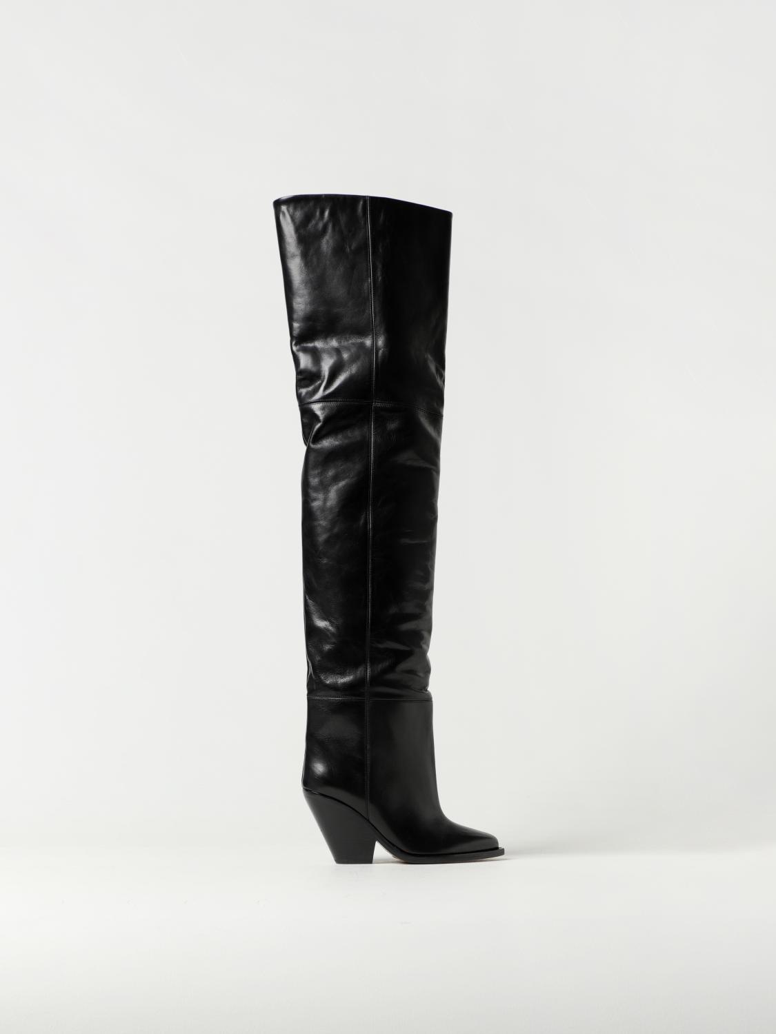 ISABEL MARANT STIVALI: Stivale Isabel Marant in pelle, Nero - Img 1