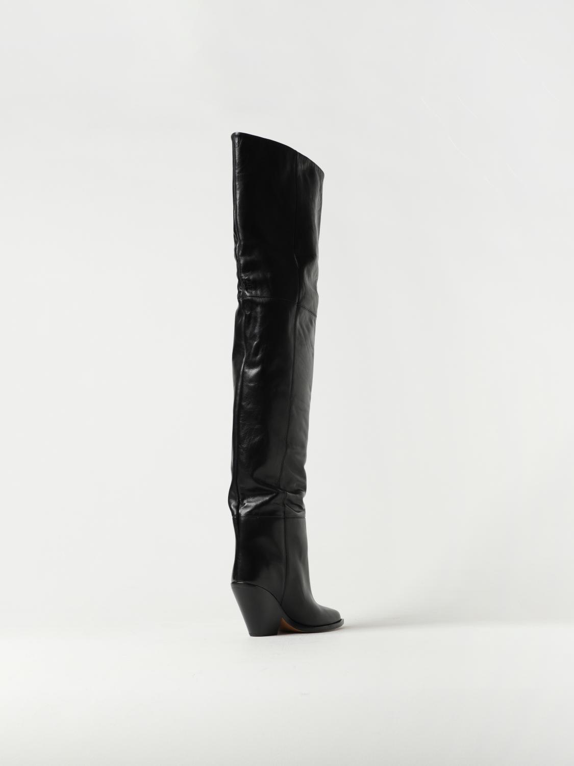 ISABEL MARANT STIVALI: Stivale Isabel Marant in pelle, Nero - Img 3