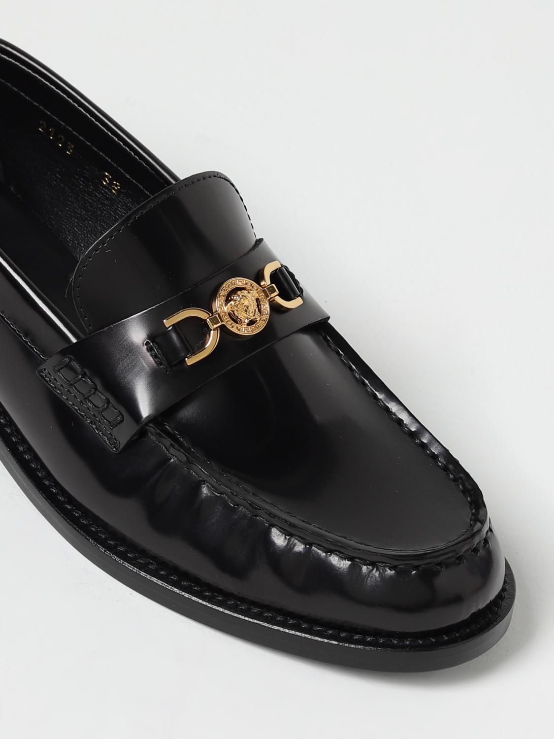 VERSACE MOCASINES: Mocasines mujer Versace, Negro - Img 4