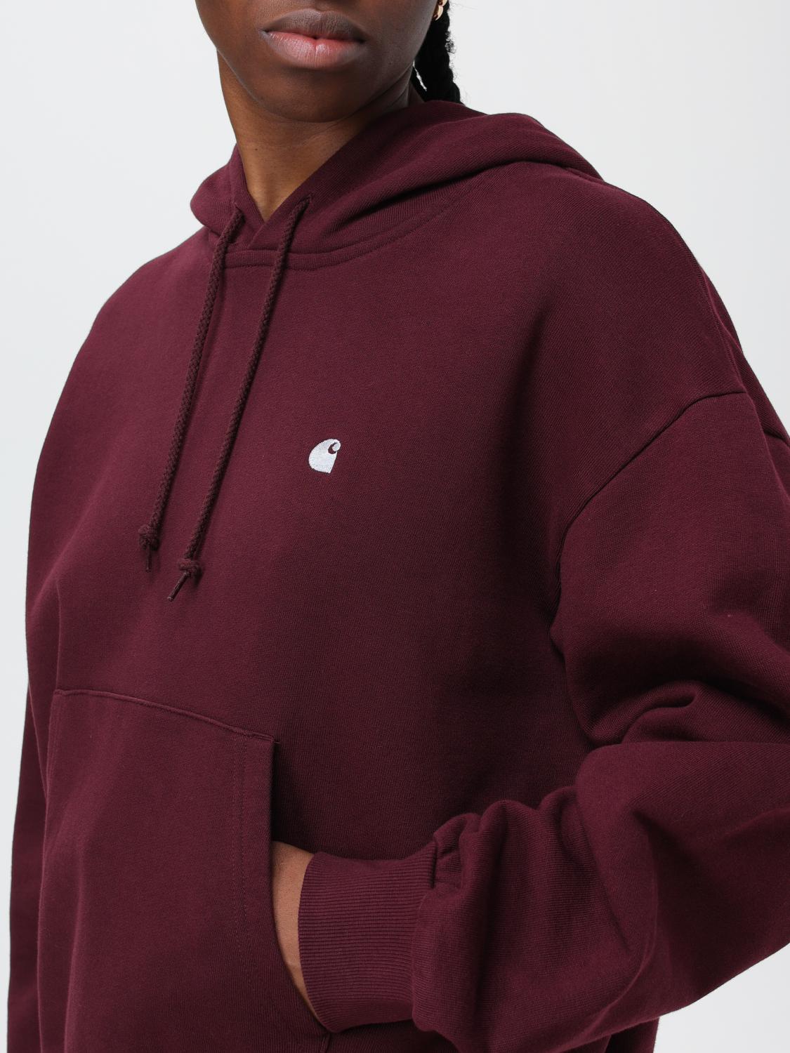 CARHARTT WIP SUDADERA: Sudadera mujer Carhartt Wip, Granate - Img 3