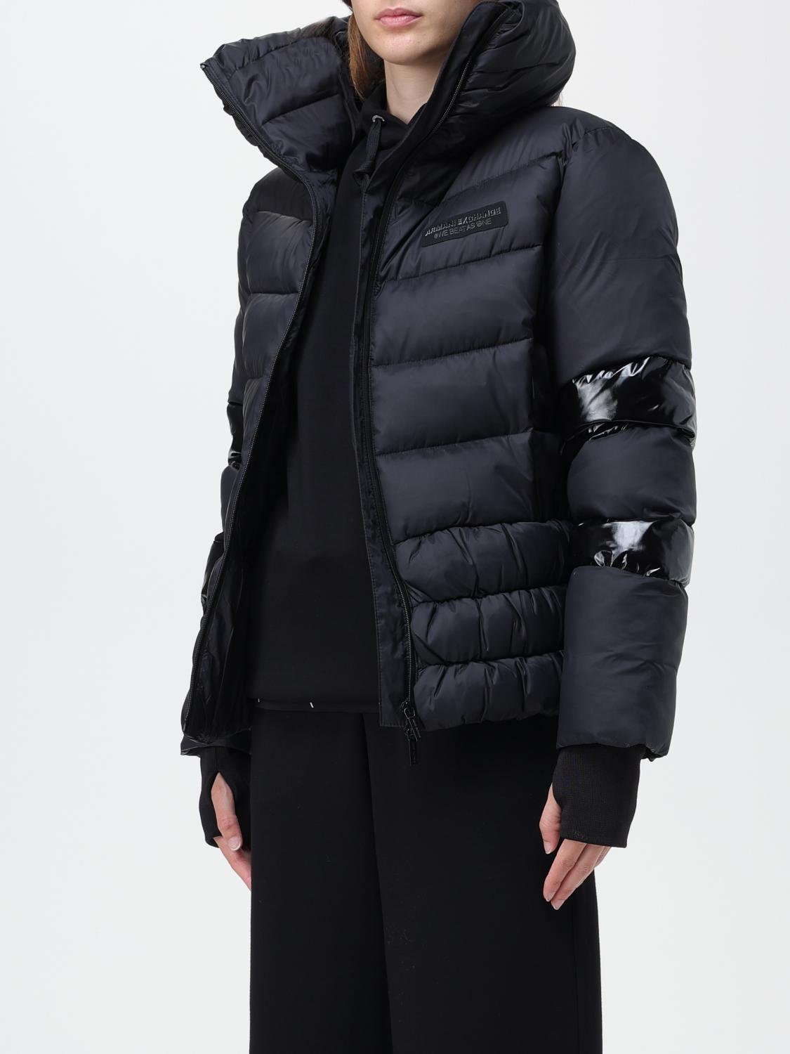 ジャケット EMPORIO ARMANI Woman Jacket Black 6R2GT22M02Z 0999 Nylon reversible guru-collared jacket | Emporio Armani