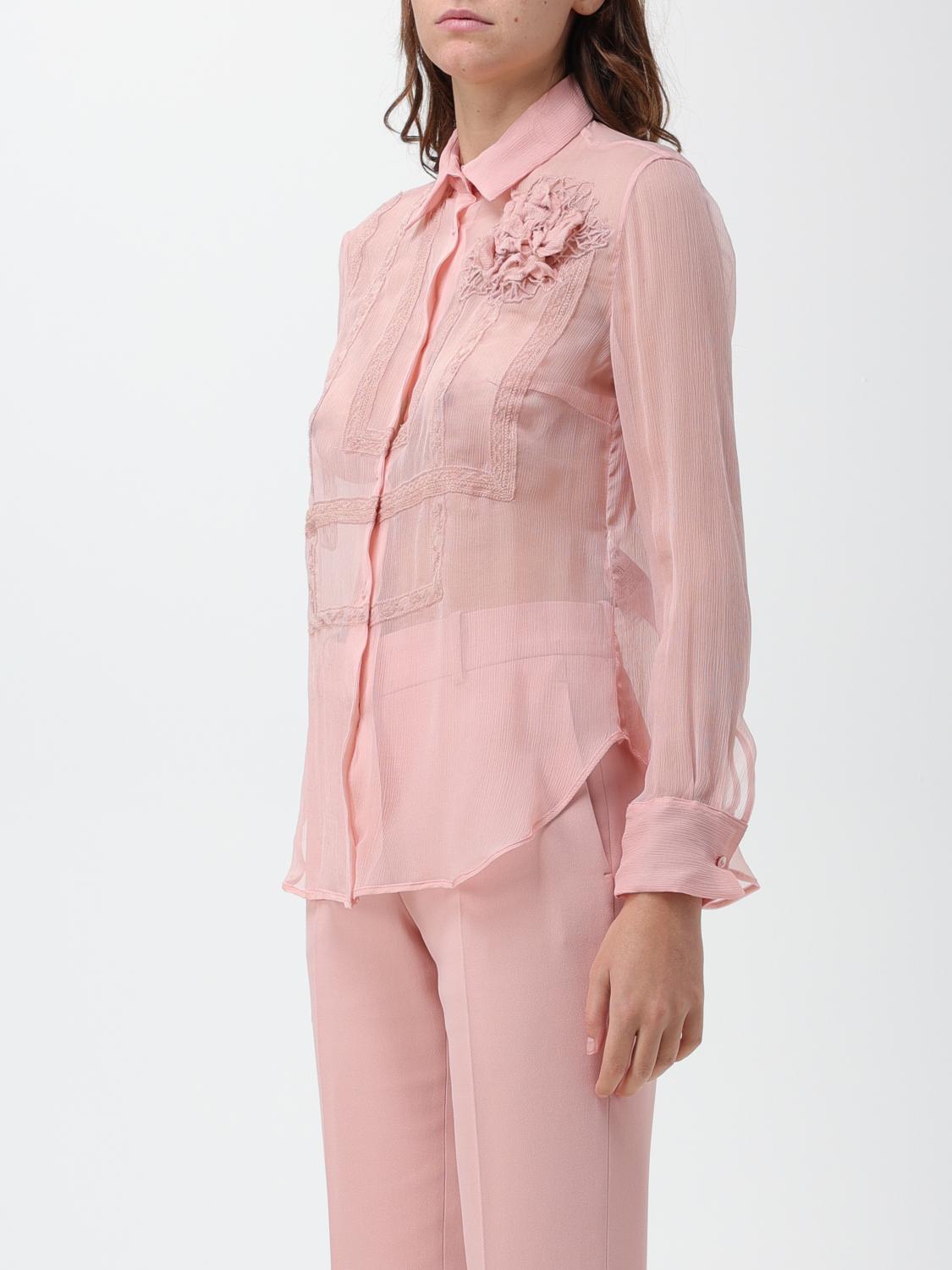 ERMANNO SCERVINO SHIRT: Shirt woman Ermanno Scervino, Pink - Img 4