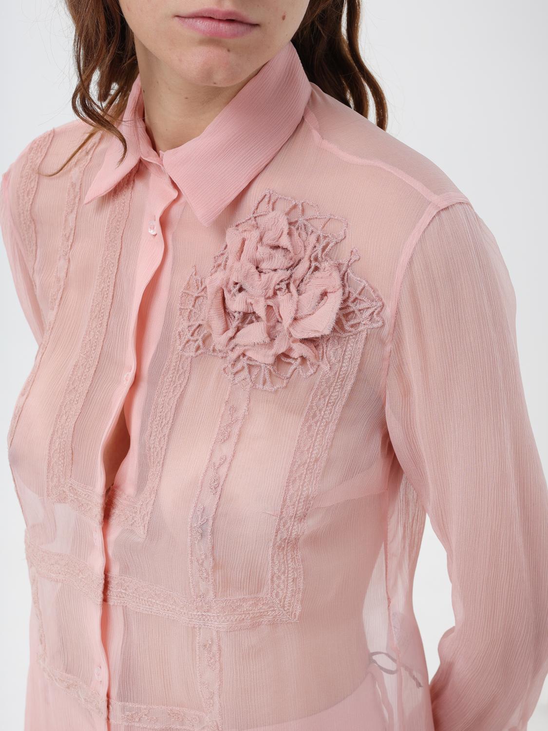 ERMANNO SCERVINO SHIRT: Shirt woman Ermanno Scervino, Pink - Img 5