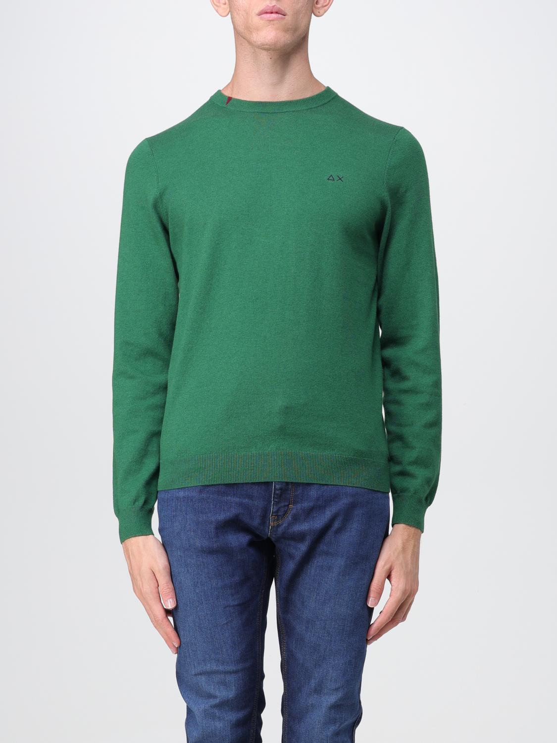 SUN68 SWEATER: Sweater men Sun 68, Green - Img 1