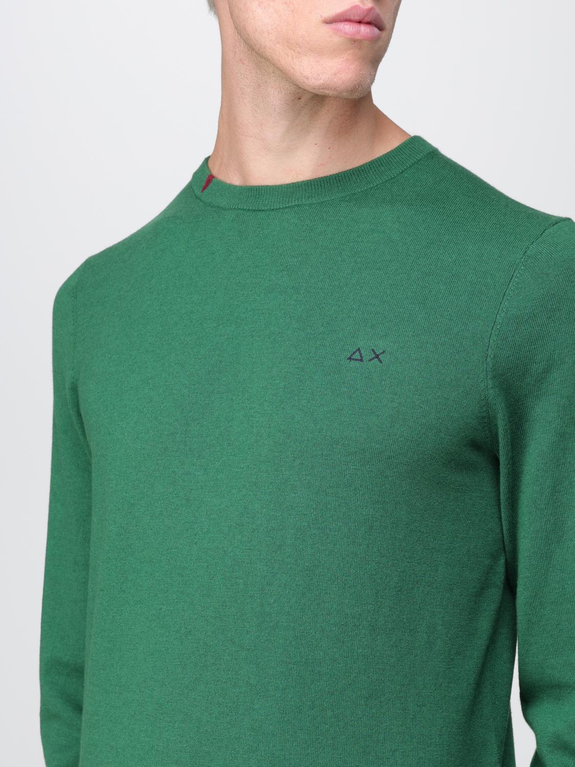 SUN68 SWEATER: Sweater men Sun 68, Green - Img 3