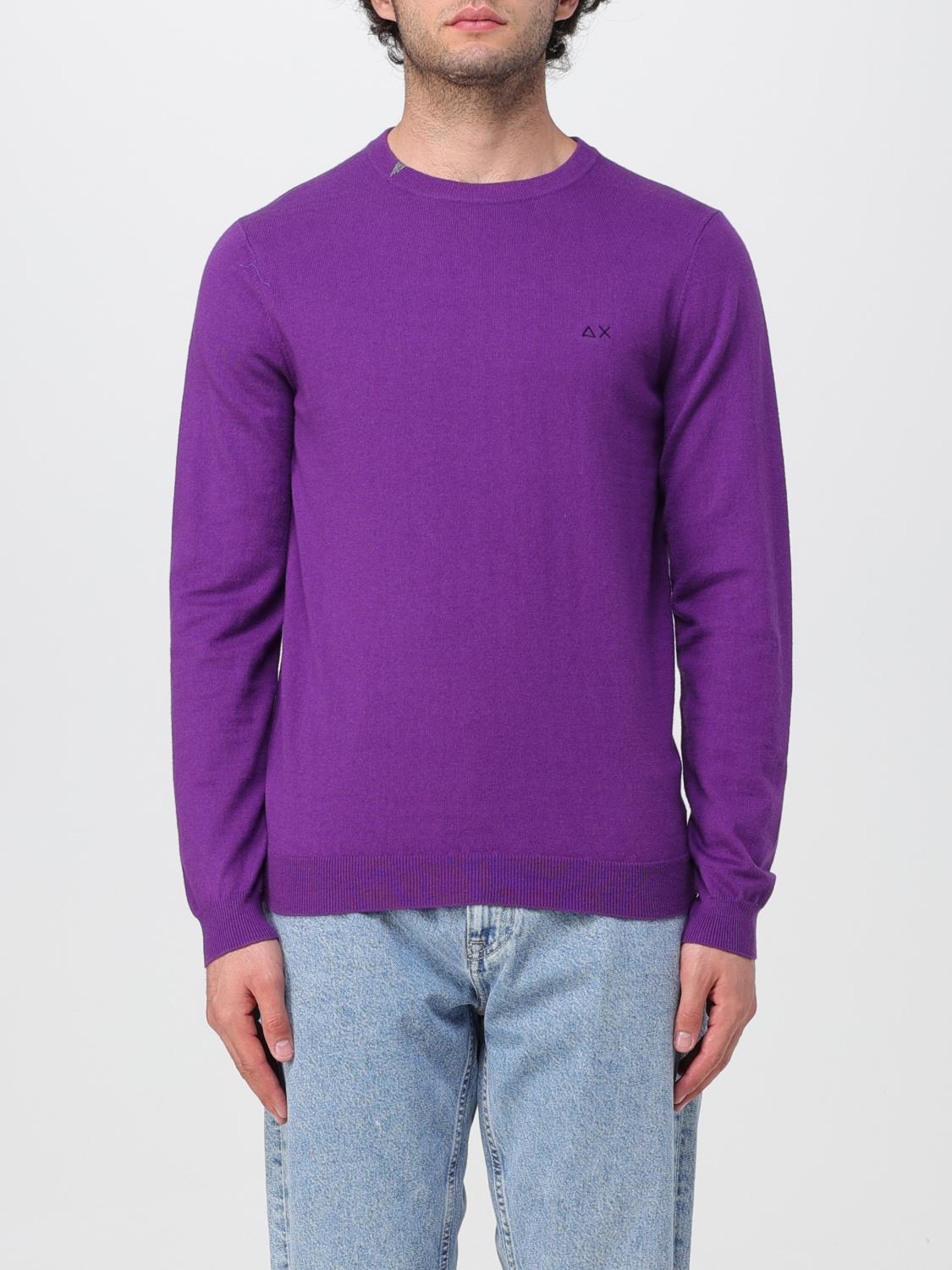 SUN68 PULLOVER: Pullover herren Sun 68, Violett - Img 1