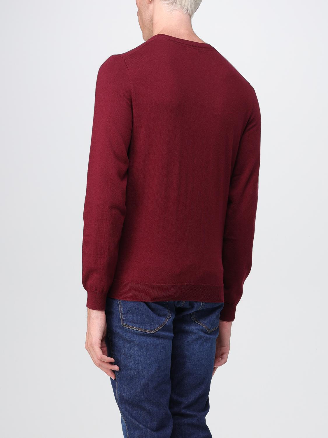 SUN68 PULLOVER: Pullover herren Sun 68, Burgunderrot - Img 2